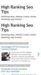 Mobile Screenshot of highrankingseotips.com